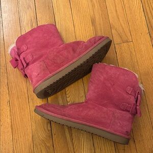 Koolaburra Pink Suede Winter Boots